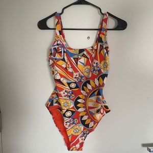 Tory Burch Printed Tank Suit
